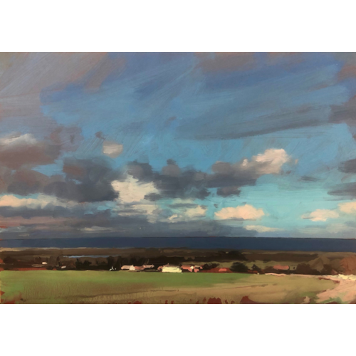 Titchwell, Norfolk, Green and Grey, 2019